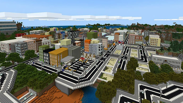 Карта города майнкрафт на телефон. Minecraft город 1.1.2.2. Городок карта майнкрафт пе 1.17. Город Черёмушки майнкрафт. Карта Ижевска в майнкрафт.