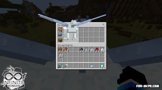 Мод на драконов для Minecraft Pocket Edition