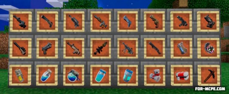 Мод Фортнайт для Minecraft Pocket Edition